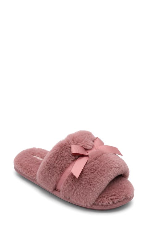 Lennon Faux Fur Scuff Slipper