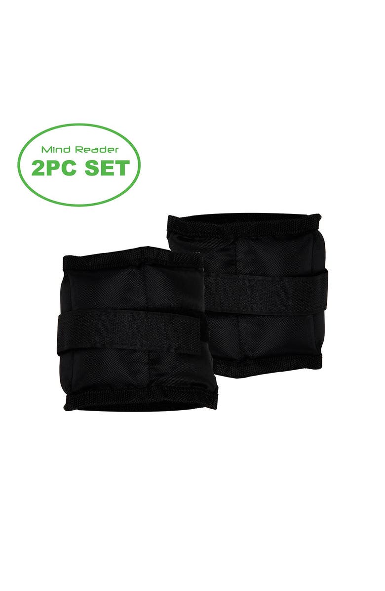 MIND READER 1lb Adjustable Ankle & Wrist Weights, Alternate, color, 