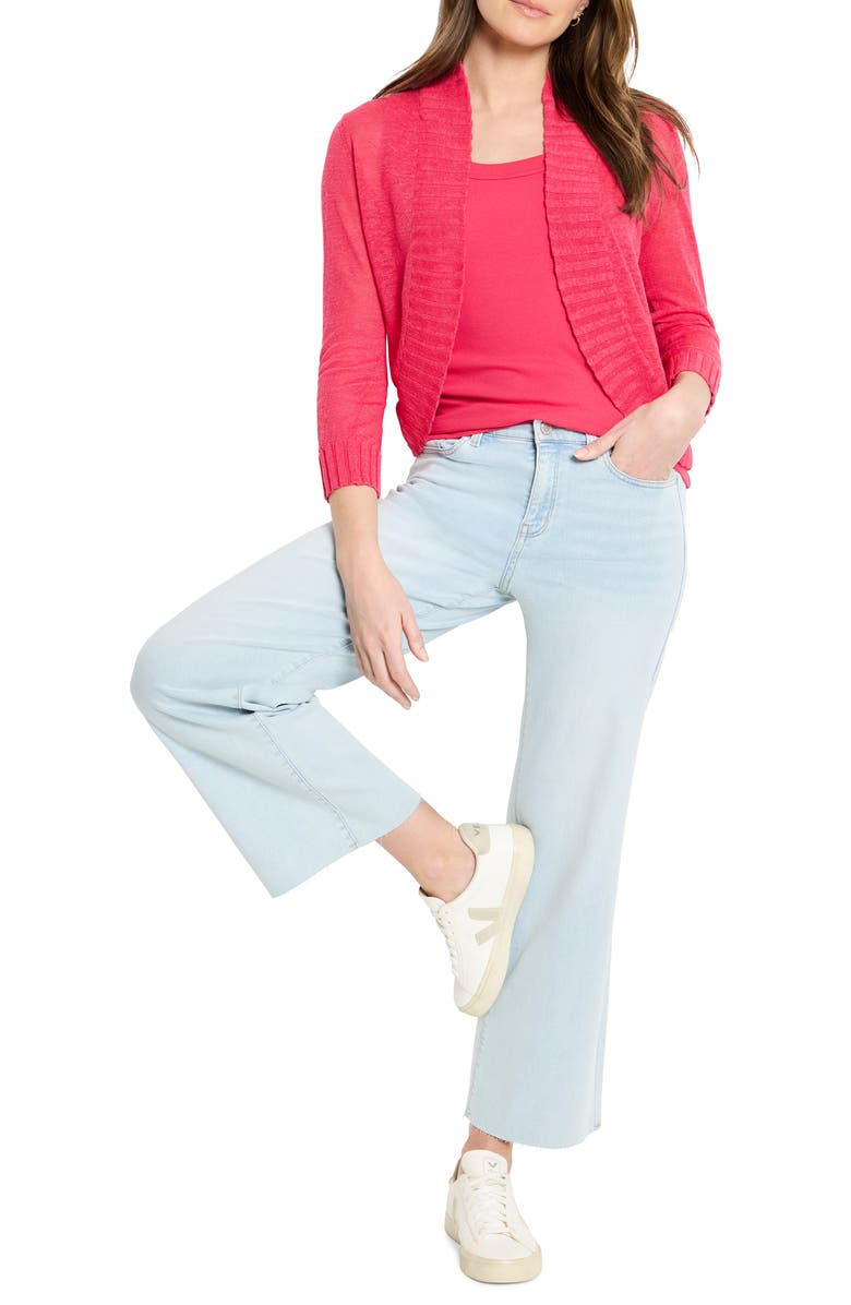 NIC+ZOE Perfect Knit Rib Scoop Neck Tank, Alternate, color, Daiquiri