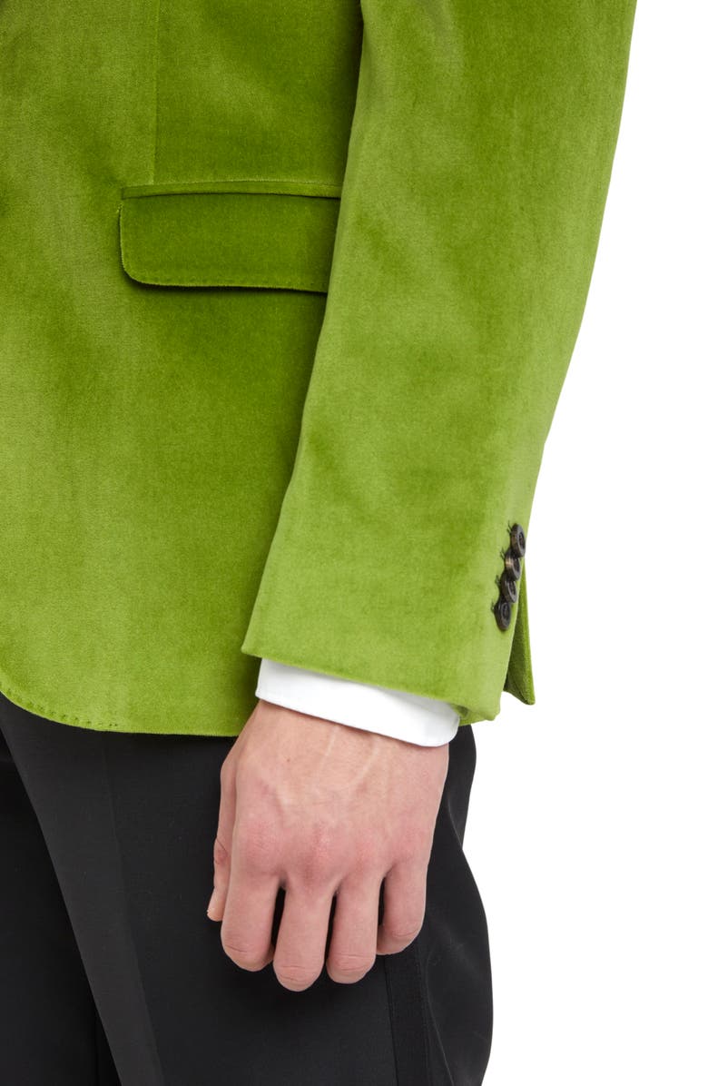 Boglioli Shawl Collar Stretch Velveteen Dinner Jacket, Alternate, color, 