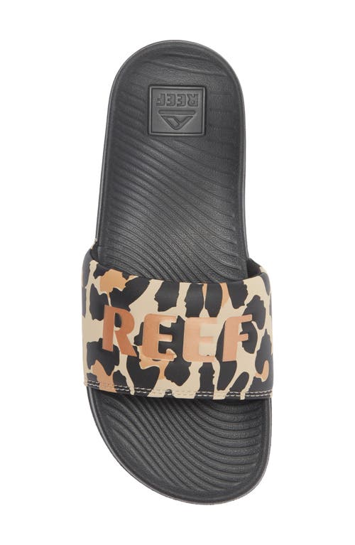 Reef Lana Slide Sandal In Animal Print
