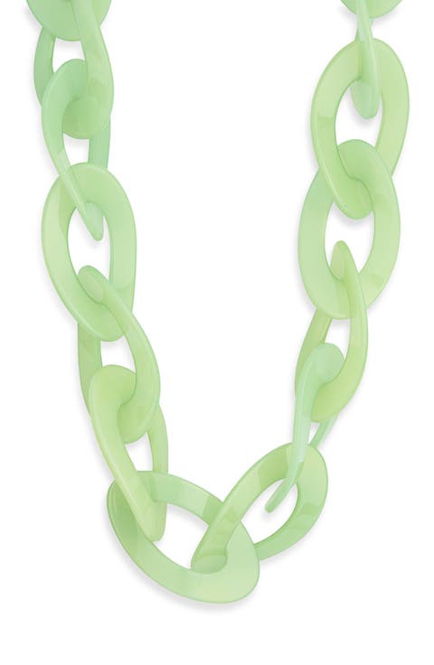 Oversized Link Statement Necklace