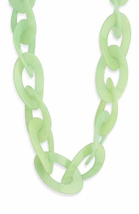 Oversized Link Statement Necklace