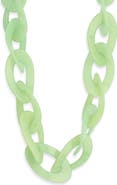 Kenneth Jay Lane Oversized Link Statement Necklace