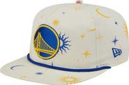 New Era Men's New Era Cream Golden State Warriors Lunar Golfer Snapback Hat