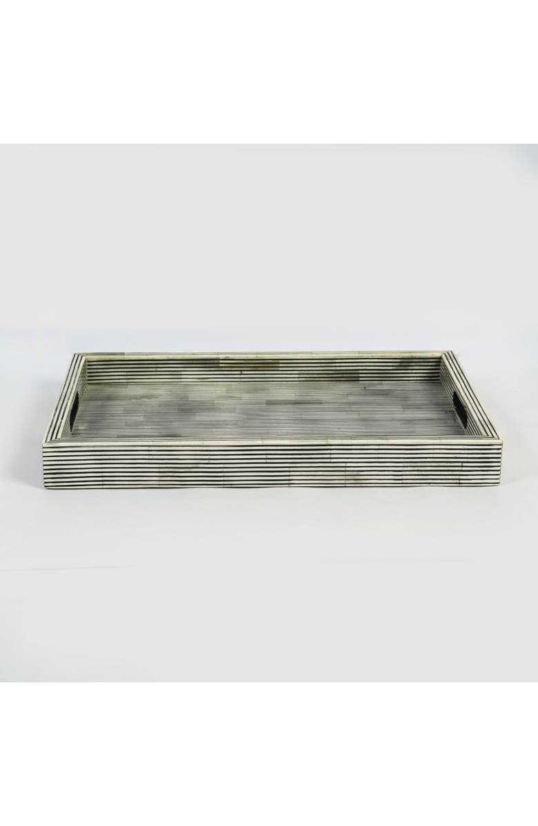Mela Artisans Pinstripe Inlay Tray, Alternate, color, Pinstripe