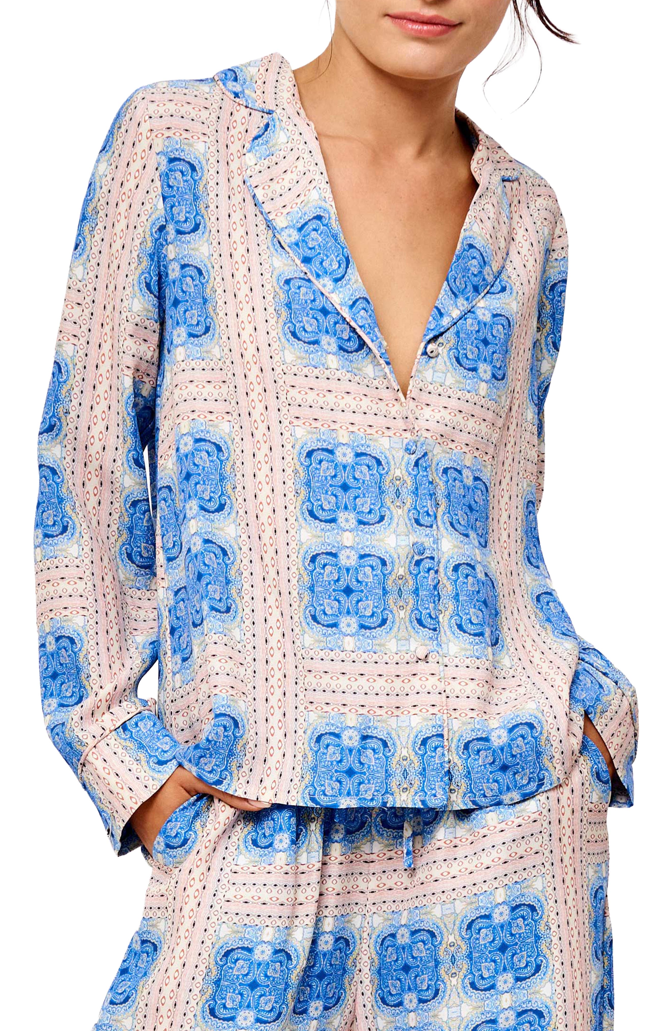 Avery Printed Pajama Top