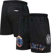 PRO STANDARD Men's Pro Standard Black Brooklyn Nets City Scape Mesh Shorts