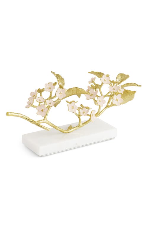 Michael Aram Cherry Blossom Decorative Object In Gold