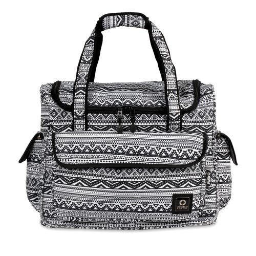 J World Donna Rolling Carry-on Tote With Laptop Sleeve For Travel And Work