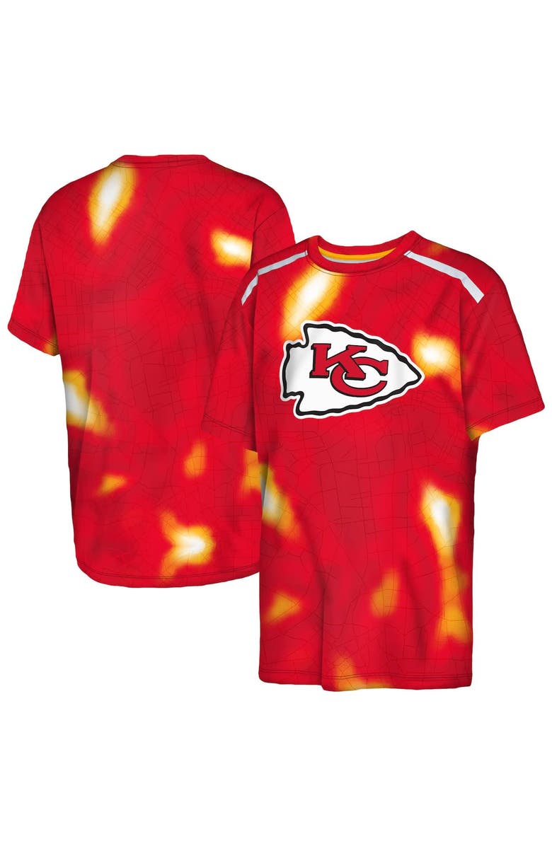 Outerstuff Youth Outerstuff Red Kansas City Chiefs End Zone Dri-Tek T-Shirt, Alternate, color, Red