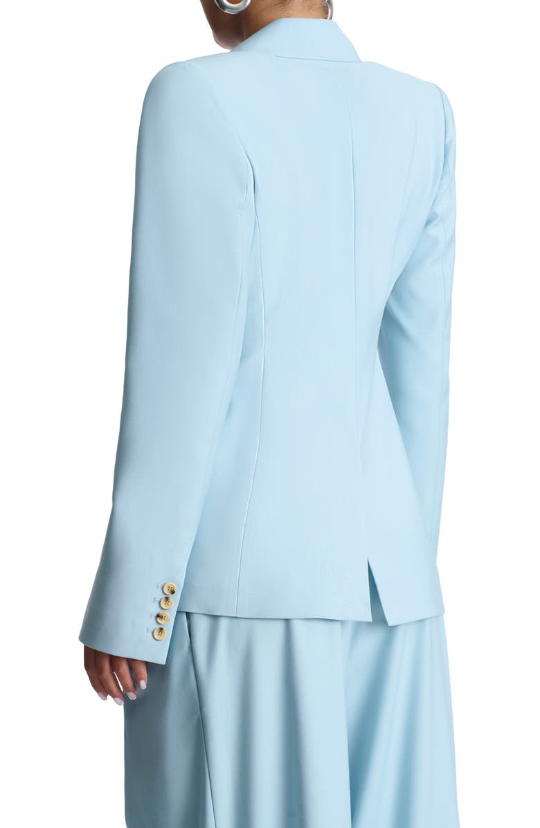 Naked Wardrobe One-Button Blazer, Alternate, color, Baby Blue