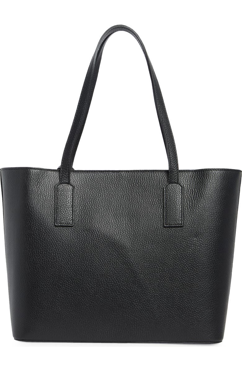 VALENTINO BY MARIO VALENTINO Soho Medallion Leather Tote, Alternate, color, Black