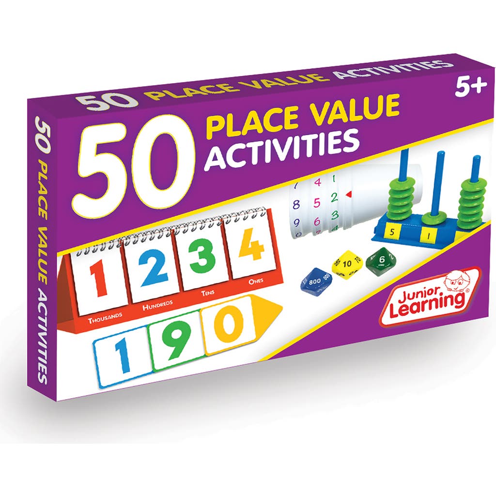 Junior Learning 50 Place Value Activities in Multicolored  product