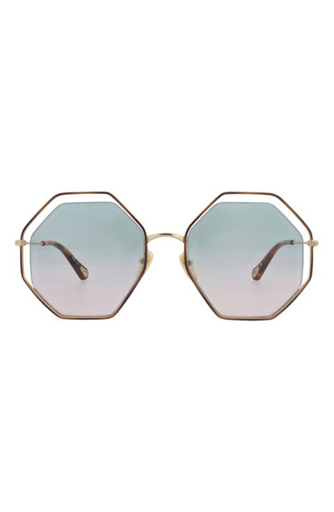 Oversize Geometric Sunglasses