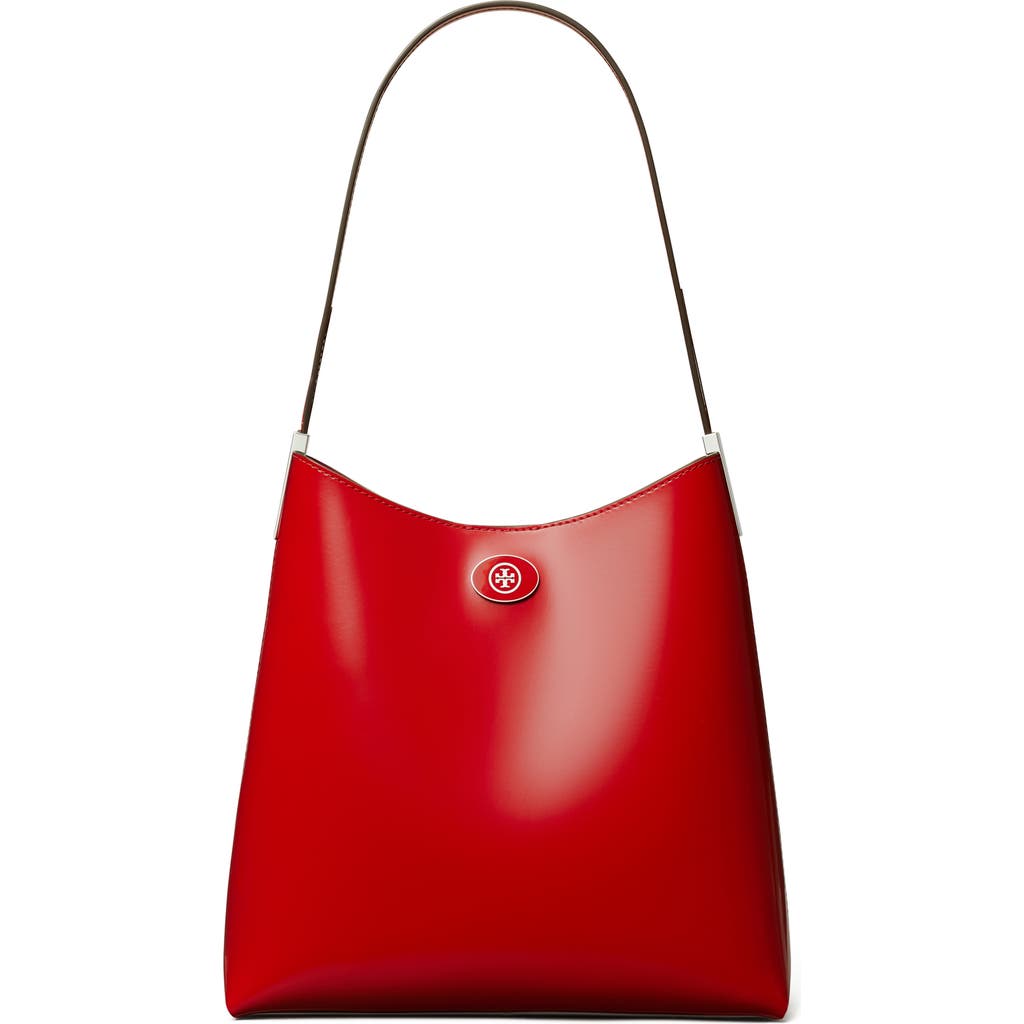Tory Burch Robinson Spazzolato Leather Hobo Bag