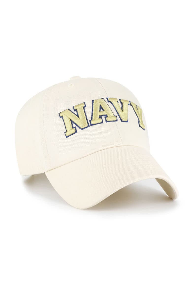 Men's '47 Sand Navy Midshipmen Clean Up Adjustable Hat, Alternate, color, Sand