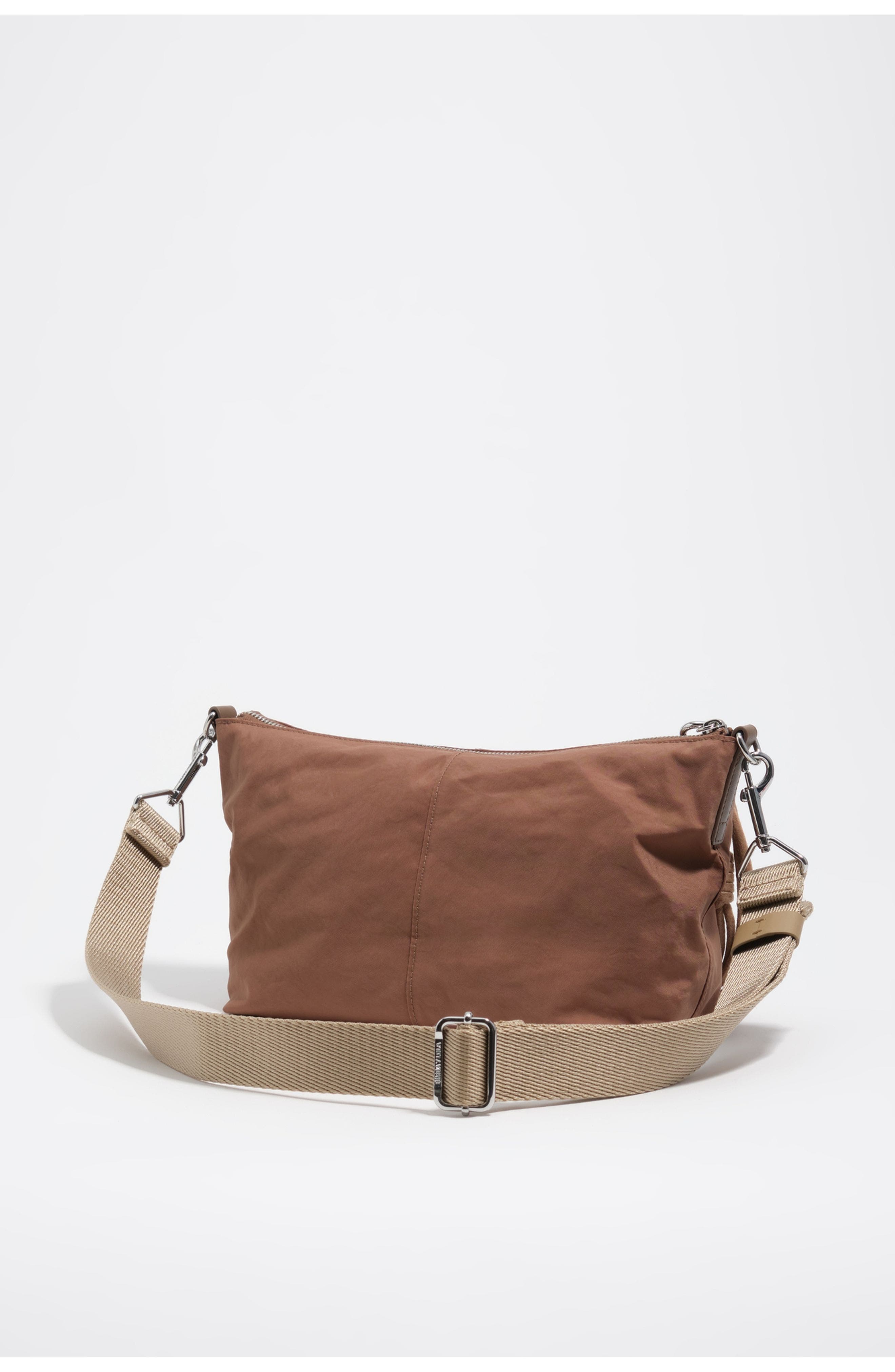 Nylon Trapecio Bag, Alternate, color, NOUGAT