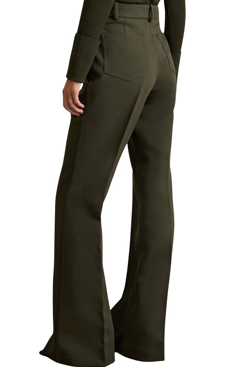 Priya Flared Pants, Alternate, color, GREEN