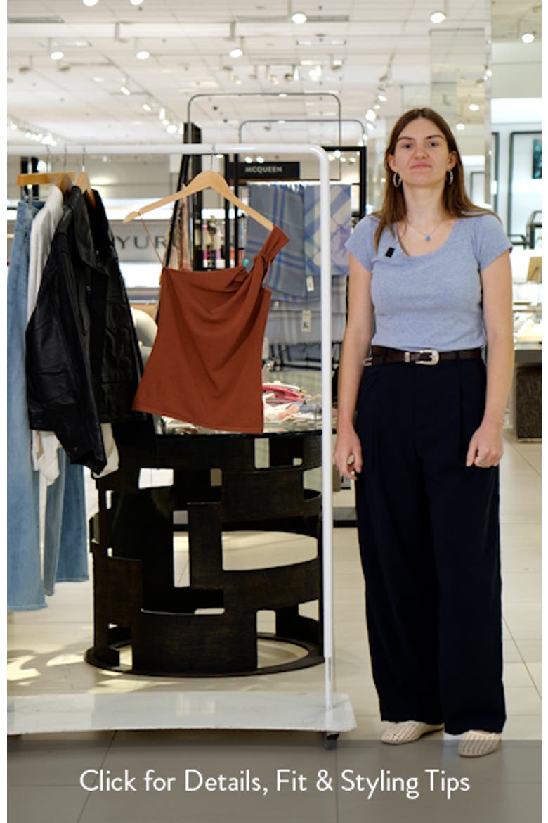 Ania Asymmetric One Shoulder Top video