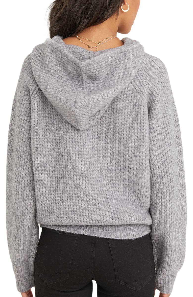 Bella Dahl Raglan Sleeve Hoodie Sweater, Alternate, color,