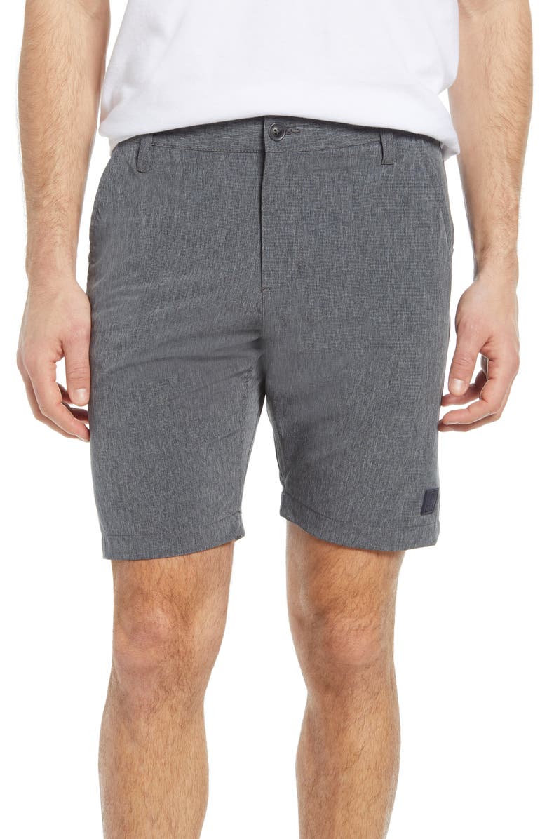 Vintage 1946 Micro Graph Hybrid Flat Front Shorts, Main, color, 