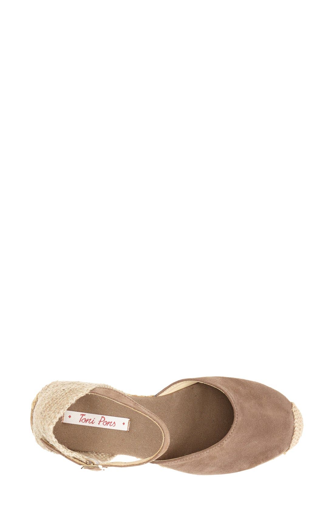 Lloret-5 Espadrille Wedge Sandal, Alternate, color, TAUPE