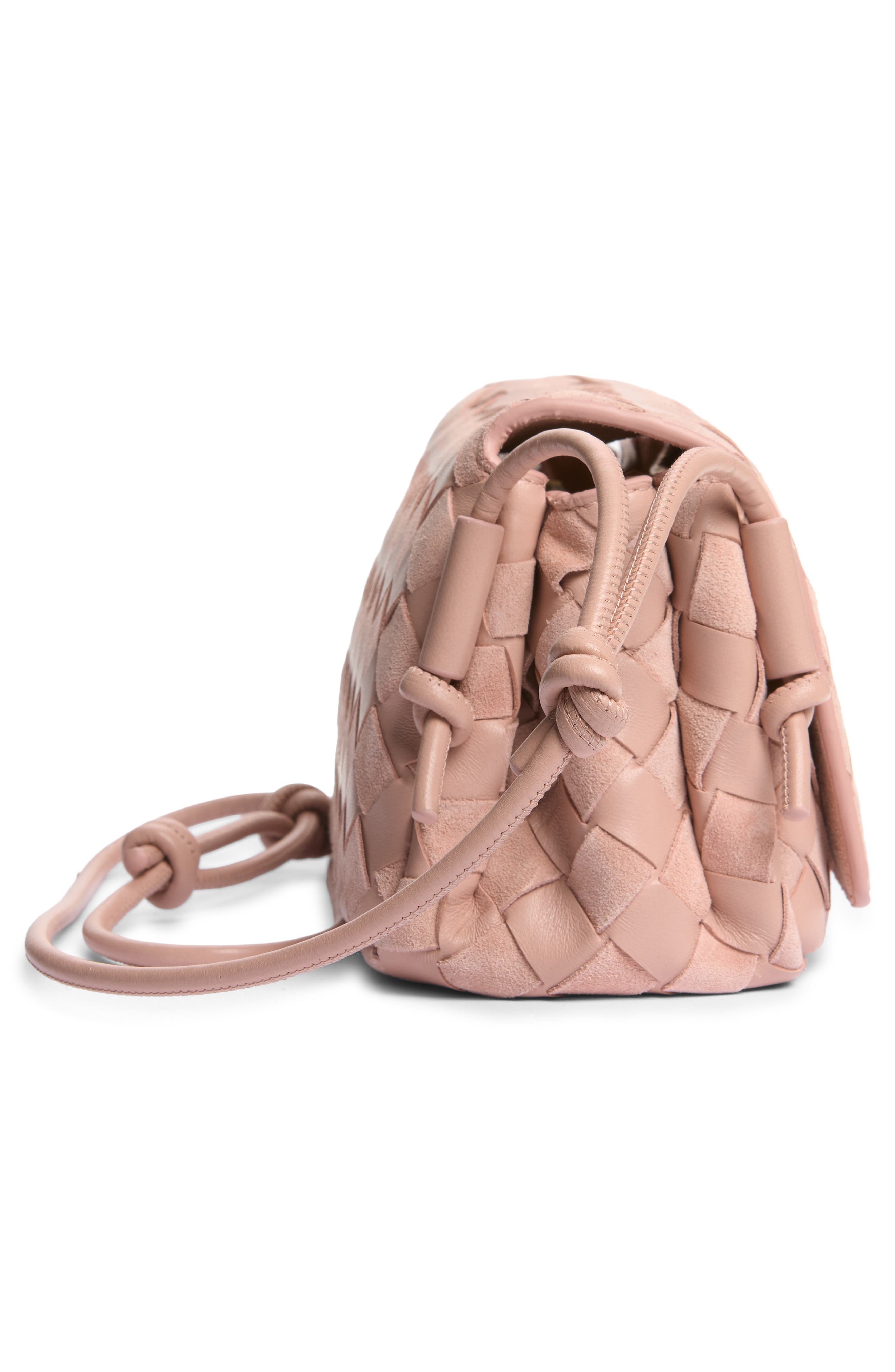 Notturno Leather Flap Crossbody Bag, Alternate, color, 5149 TERRA PINK/ GOLD
