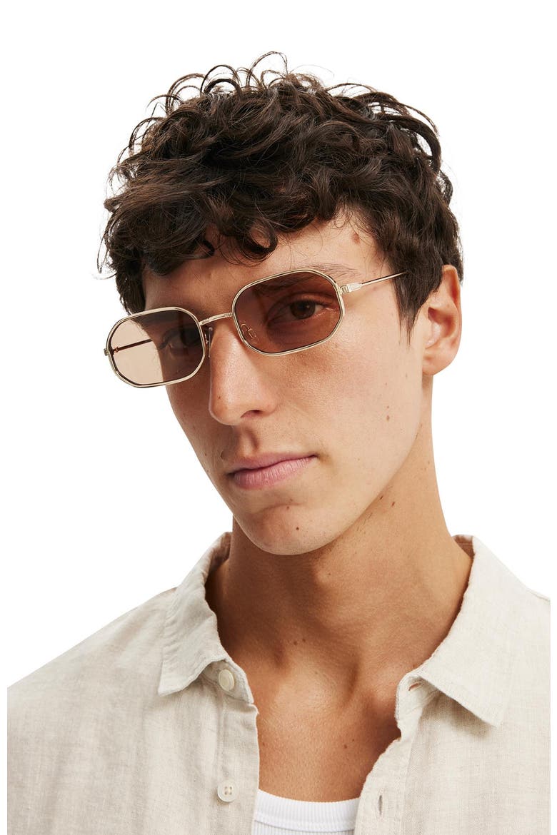 Men's The Daydreamer Sunglasses, Alternate, color, Gold Brown Brown