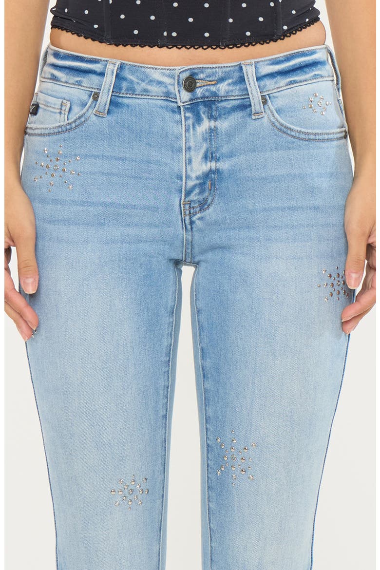 Estrella Mid Rise Flare Jeans, Alternate, color, Medium Wash