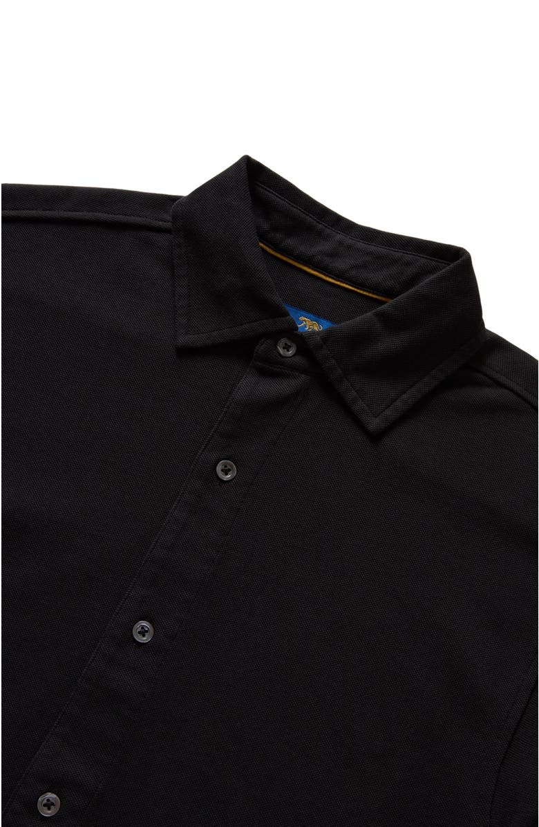 Robert Talbott Foster Long Sleeve Knit Shirt, Alternate, color, Black