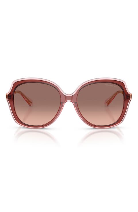 Canary Islands 55mm Gradient Round Sunglasses