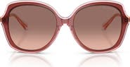 Michael Kors Canary Islands 55mm Gradient Round Sunglasses