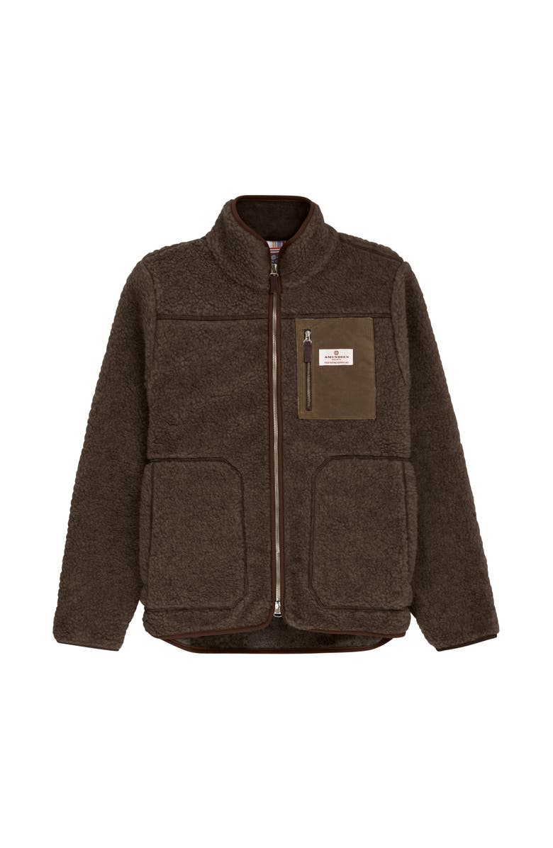 Amundsen Heroes Wool Fleece Jacket Womens, Main, color, Cowboy