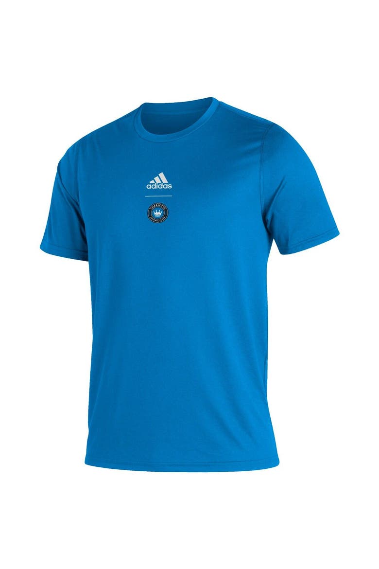 Men's Charlotte FC Blue adidas Creator Club T-Shirt, Alternate, color, Blue
