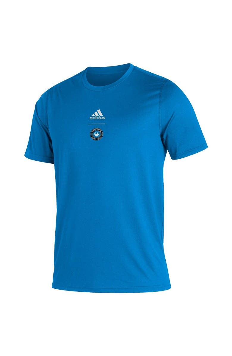 adidas Men's Charlotte FC Blue adidas Creator Club T-Shirt, Alternate, color, 