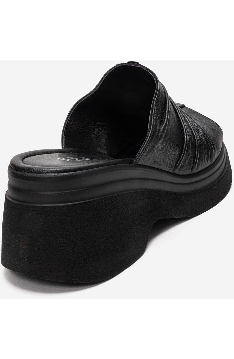 Forever & Always Shoes Nellie Leather Platform Sandal, Alternate, color, Black