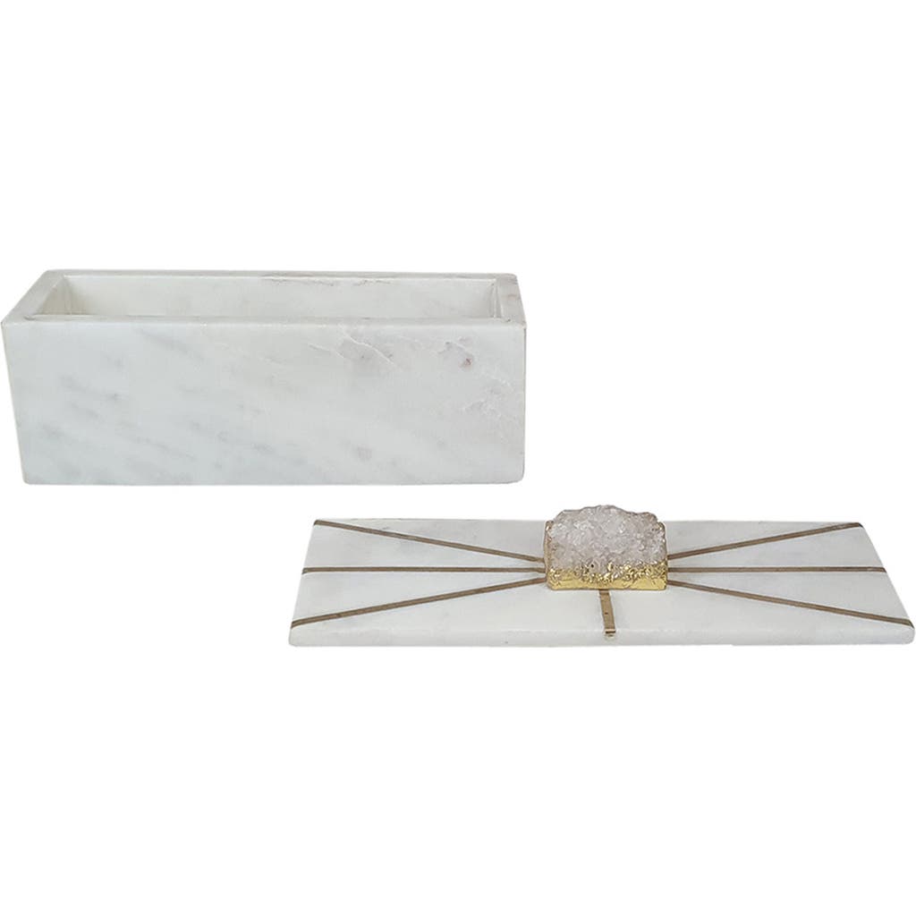 R16 Home Amethyst Marble Box