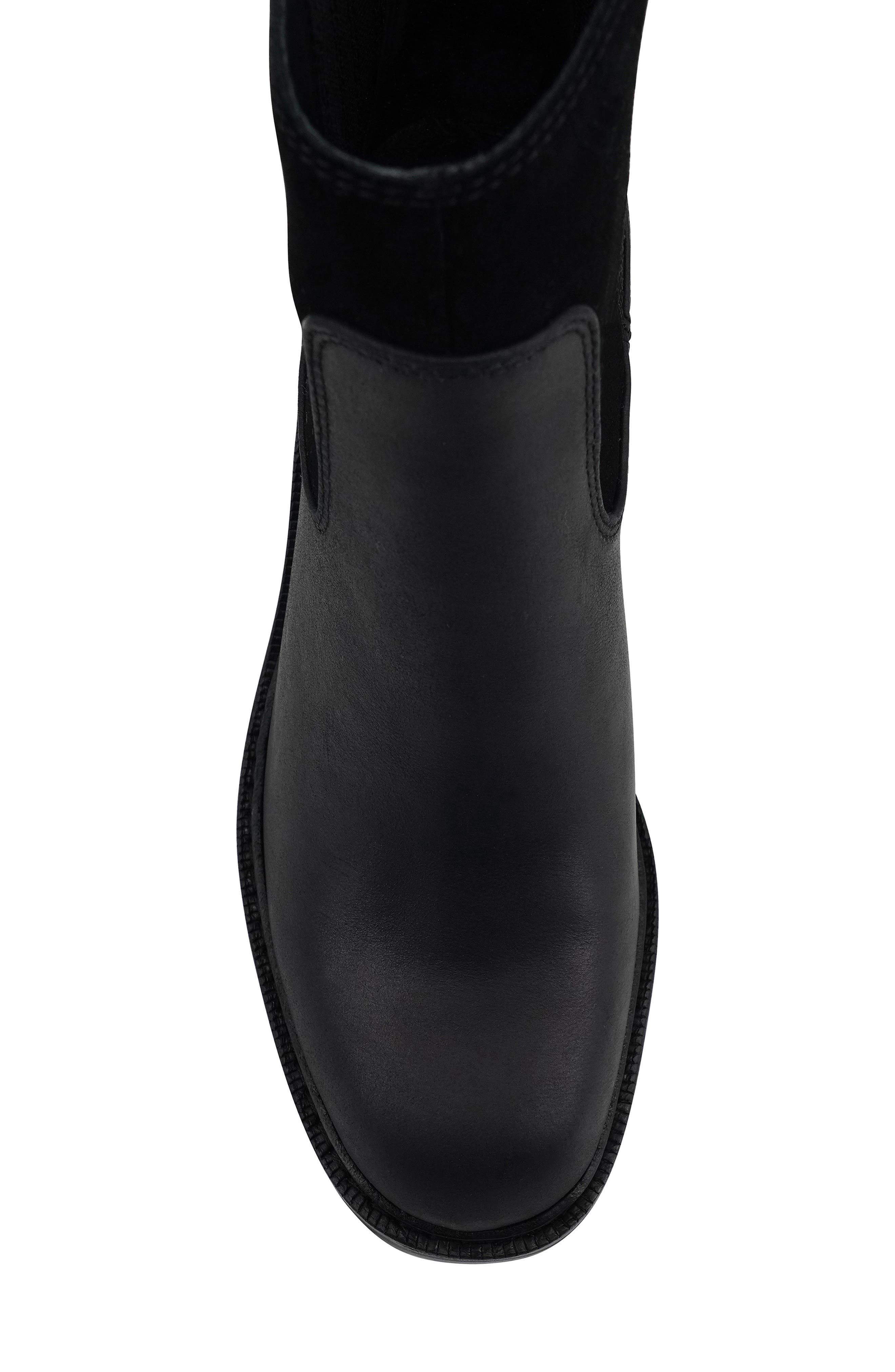 Artisan Crafted By Zigi Amalia Platform Chelsea Boot, Alternate, color, Black Leather