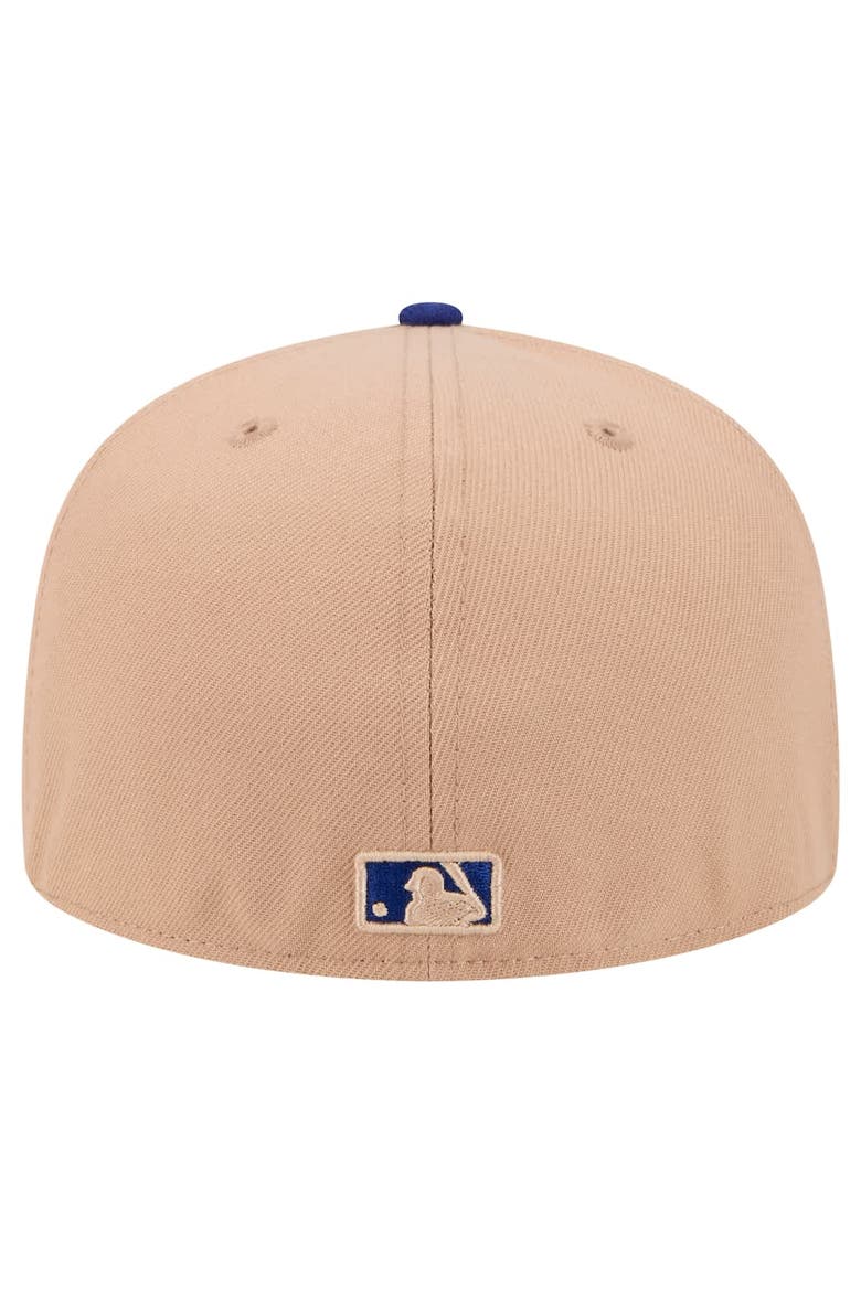 Men's New Era Khaki Los Angeles Dodgers 59FIFTY Fitted Hat, Alternate, color, Khaki