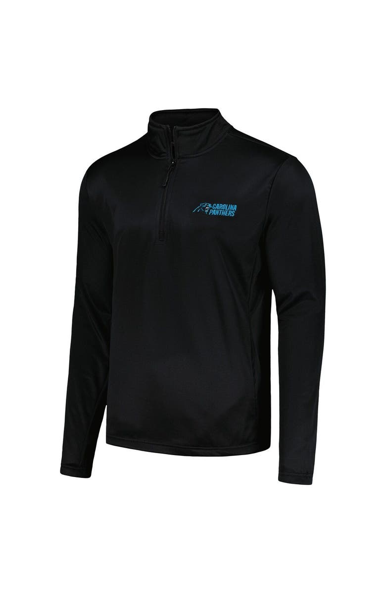 DUNBROOKE Men's Dunbrooke Black Carolina Panthers All-Star Tech Quarter-Zip Top, Alternate, color, Black