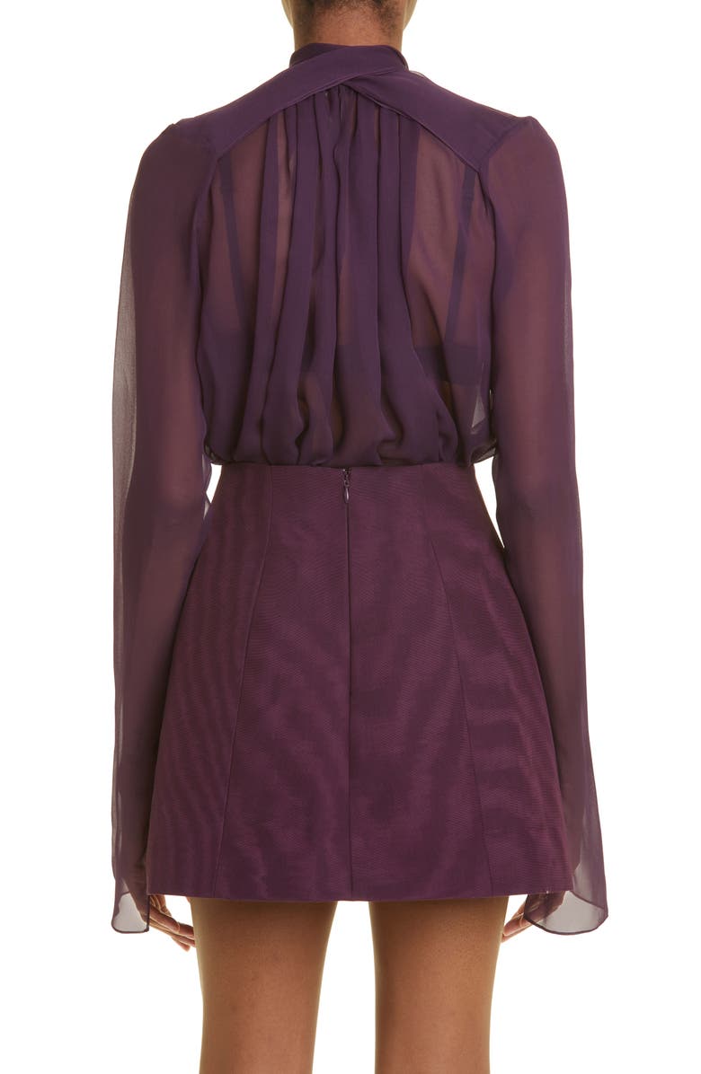Jason Wu Collection Silk Chiffon Bow Blouse, Alternate, color, 