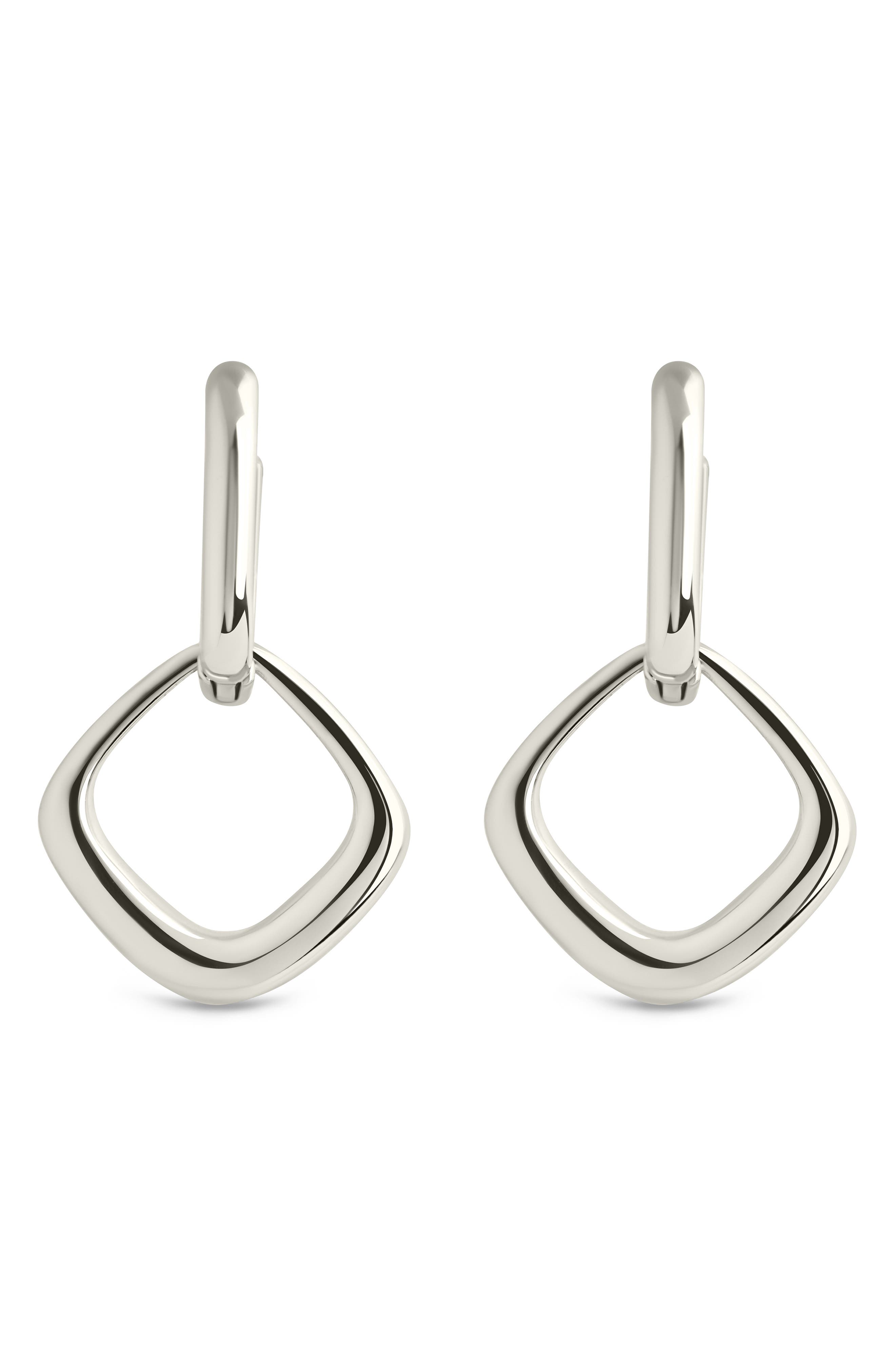 Sterling Forever Tommy Link Drop Earrings