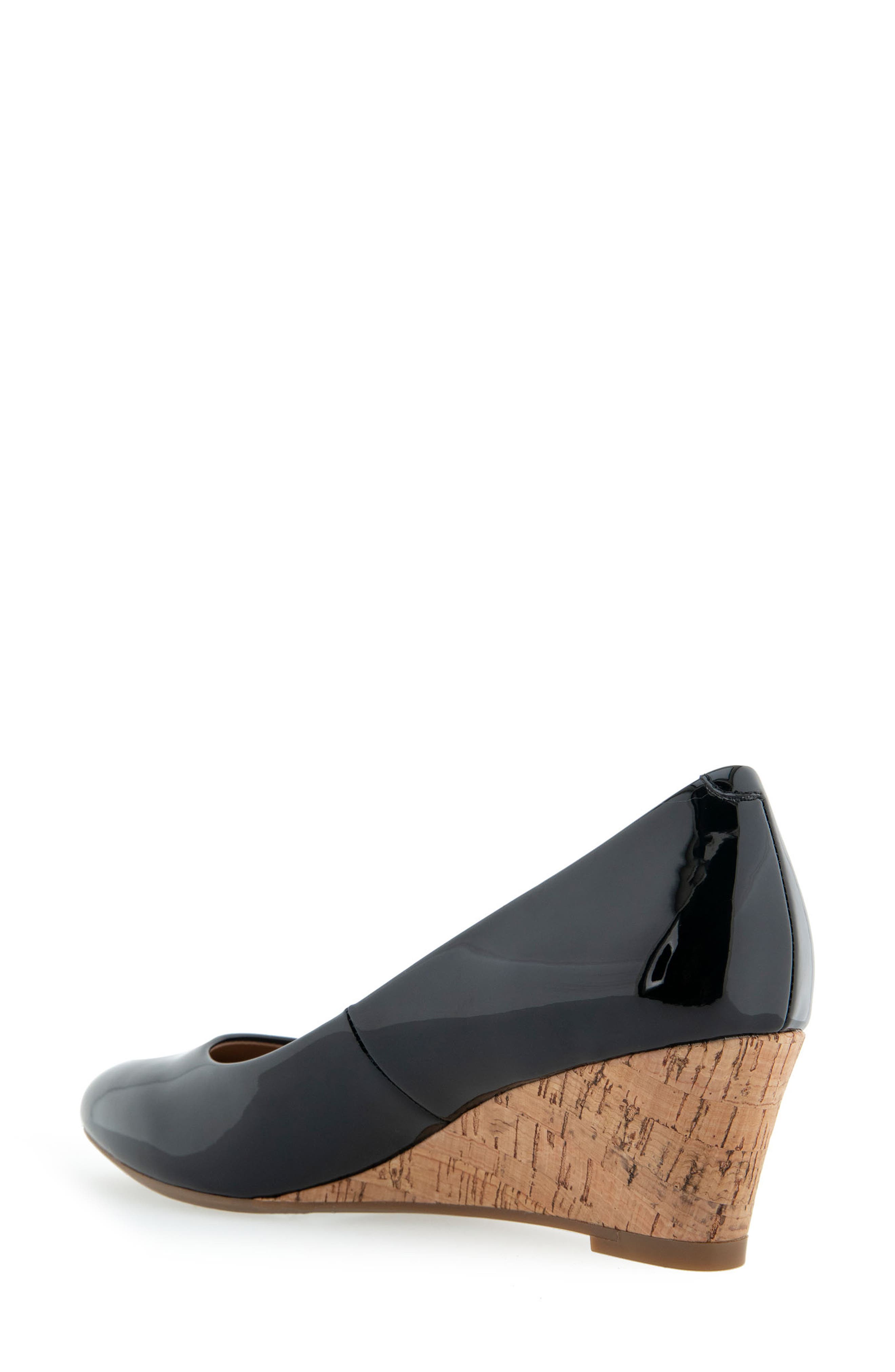Aerosoles Iris Wedge Pump - Wide Width Available, Alternate, color, Black Patent