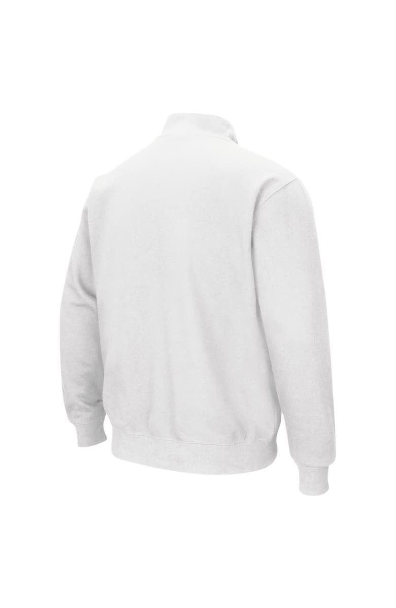 COLOSSEUM Men's Colosseum White Maryland Terrapins Tortugas Quarter-Zip Sweatshirt, Alternate, color,