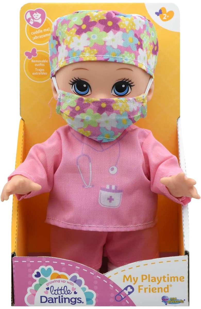 Little Darlings Star Darlings 8" Playtime Doll Friend Hero in Pink, Main, color, Multicolored