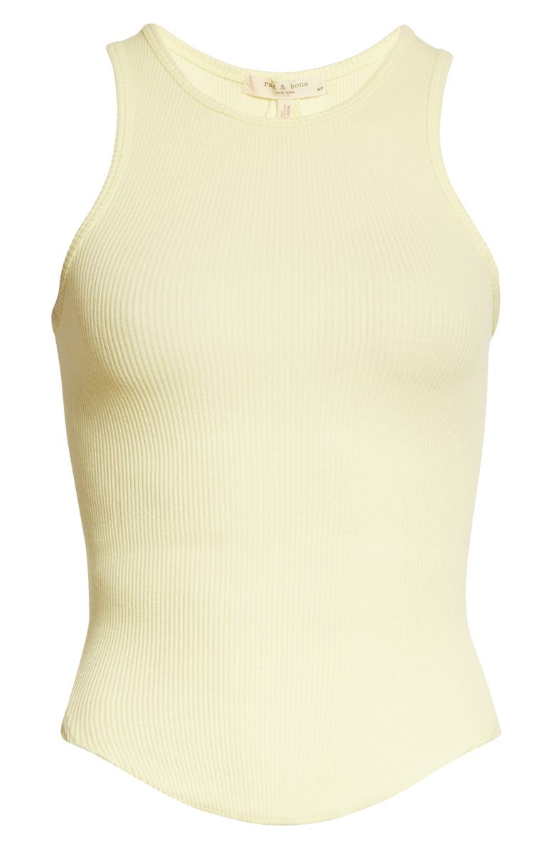 rag & bone The Essential Ribbed Tank, Alternate, color,