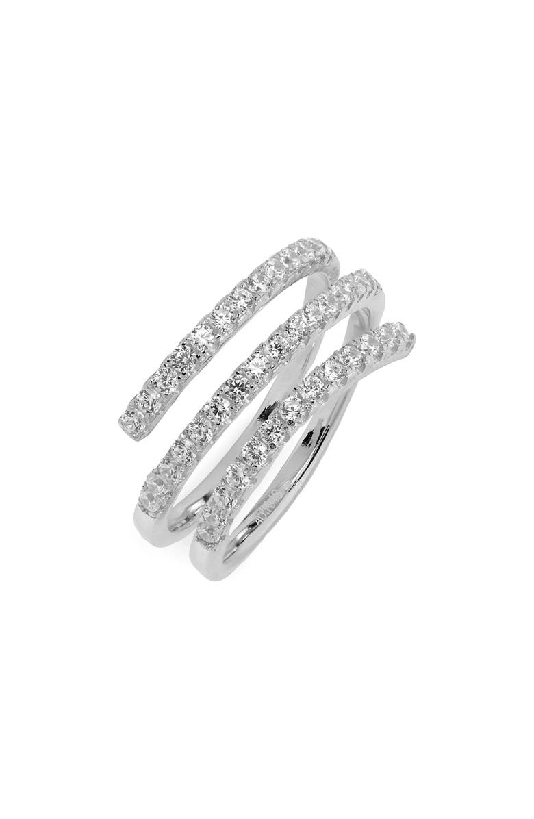 BY ADINA EDEN Adina's Jewels Pavé Multi Wrap Ring, Main, color,