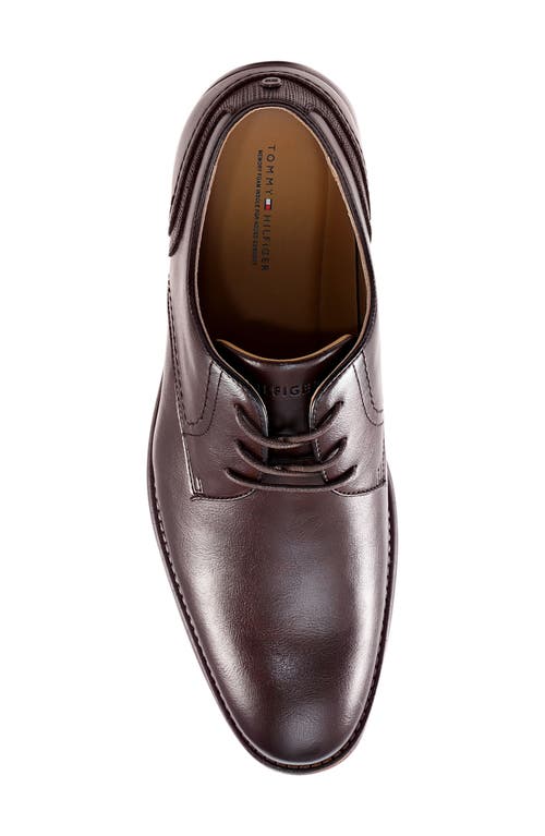 Tommy Hilfiger Boswell Plain Toe Derby In Brown