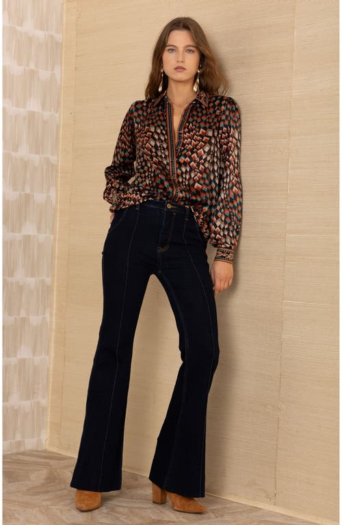 Hale Bob Vada Silk Top In Multi